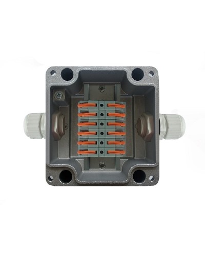 МКС Мороз, 2В, с клеммниками REXANT, IP66/IP68. Коробка коммутационная металлическая. Магнито-Контакт в Нефтекамске