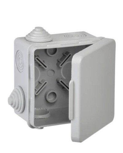 Коробка КМ 80х80х50 GENERICA (UKO31-080-080-050-K03-54G). Коробка распаячная для открытой проводки. GENERICA в Нефтекамске