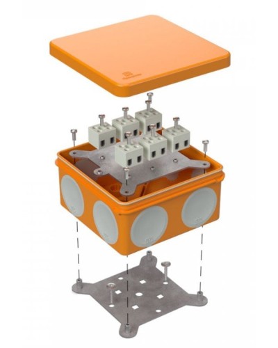 Коробка огнестойкая 60-0300-FR2.5-12 Е15-Е120 100х100х50. Коробка огнестойкая для открытой установки. Промрукав в Нефтекамске