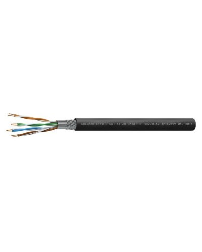 СПЕЦЛАН SF/UTP Cat 5e ZH нг(А)-HF 4х2х0,52. Кабель «витая пара» (LAN) для структурированных систем связи. Спецкабель в Нефтекамске