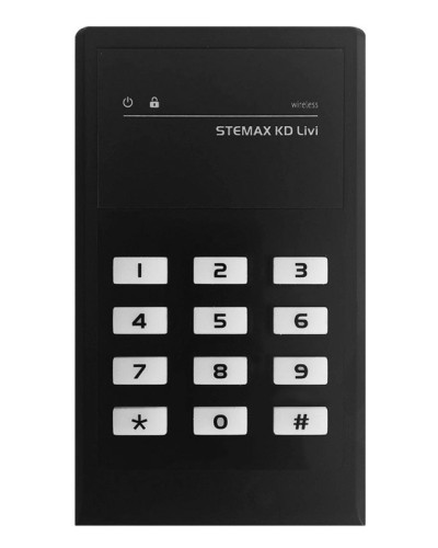 STEMAX KD Livi (черный). Беспроводная кнопочная кодовая панель. Стелс НПП в Нефтекамске